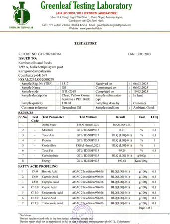 Lab Certificate